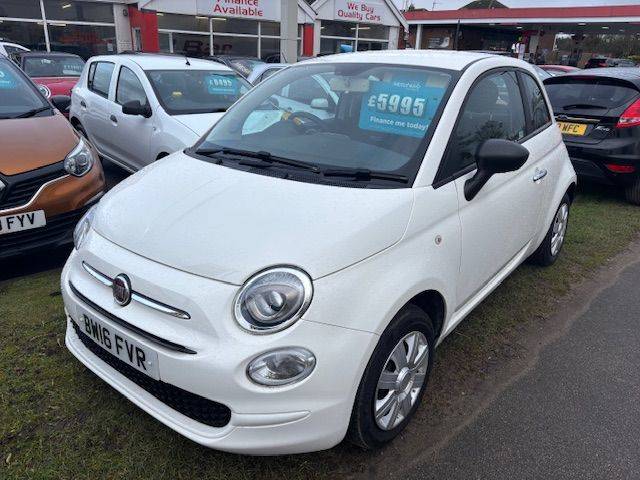 Fiat 500 1.2 Pop 3dr Hatchback Petrol White
